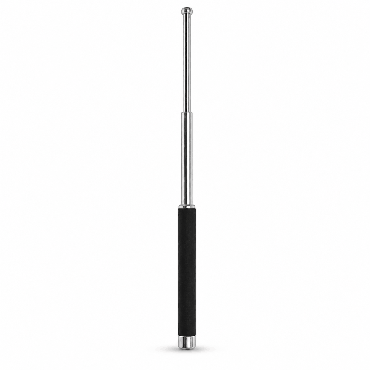 Teleskopický ocelový obušek Black Airsoft SILVER, 53 cm, s pouzdrem